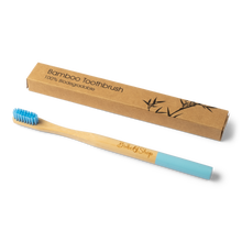 Carica l'immagine nel visualizzatore di Gallery, Set Bambù Completo: 6 Spazzolini da Denti, 2 Cotton Fioc, Filo Interdentale e Custodia da Viaggio